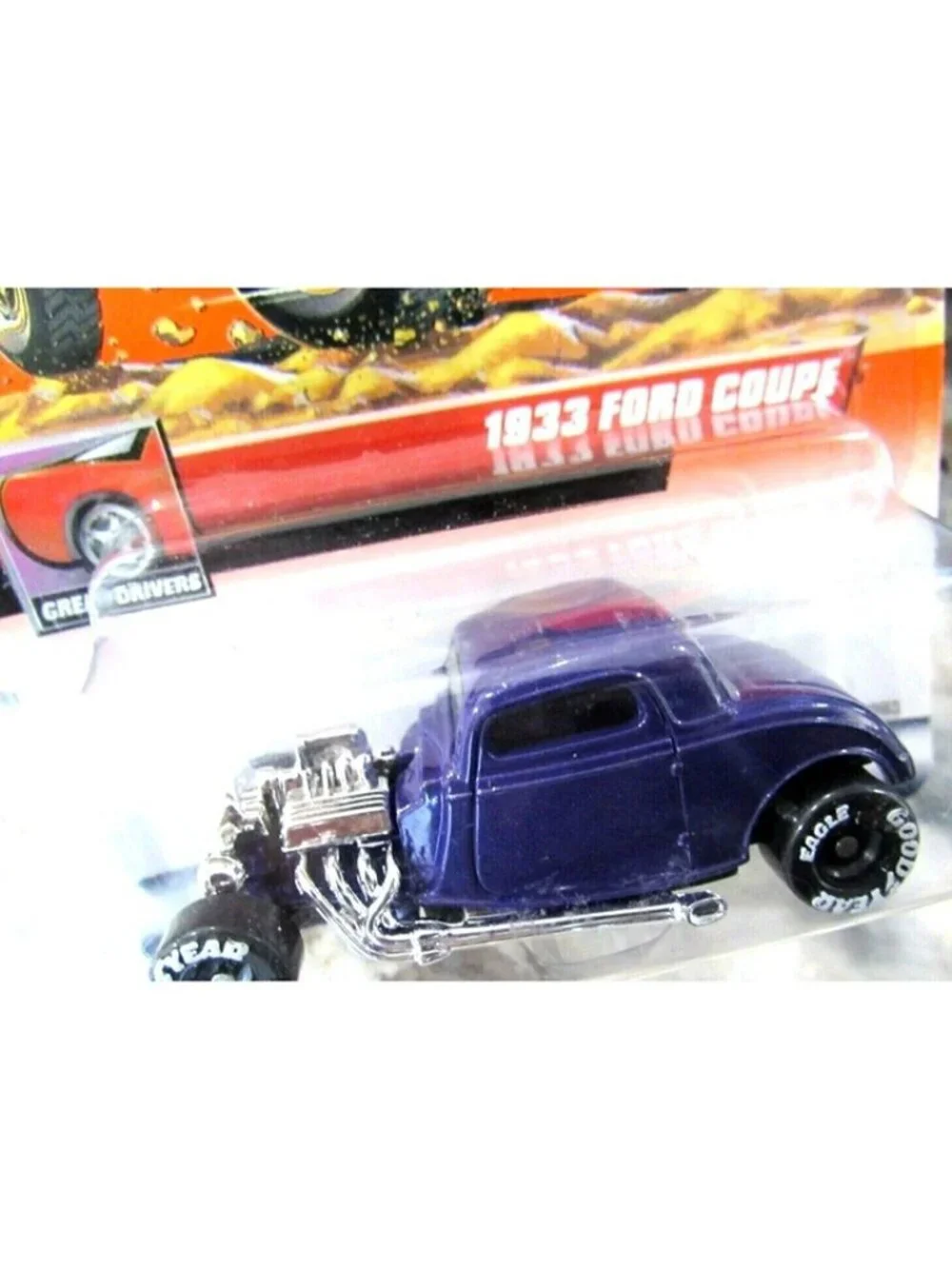 Vintage Die Cast Matchbox 1933 Ford Coupe 20/100 Purple 1999 96093 Great Drivers